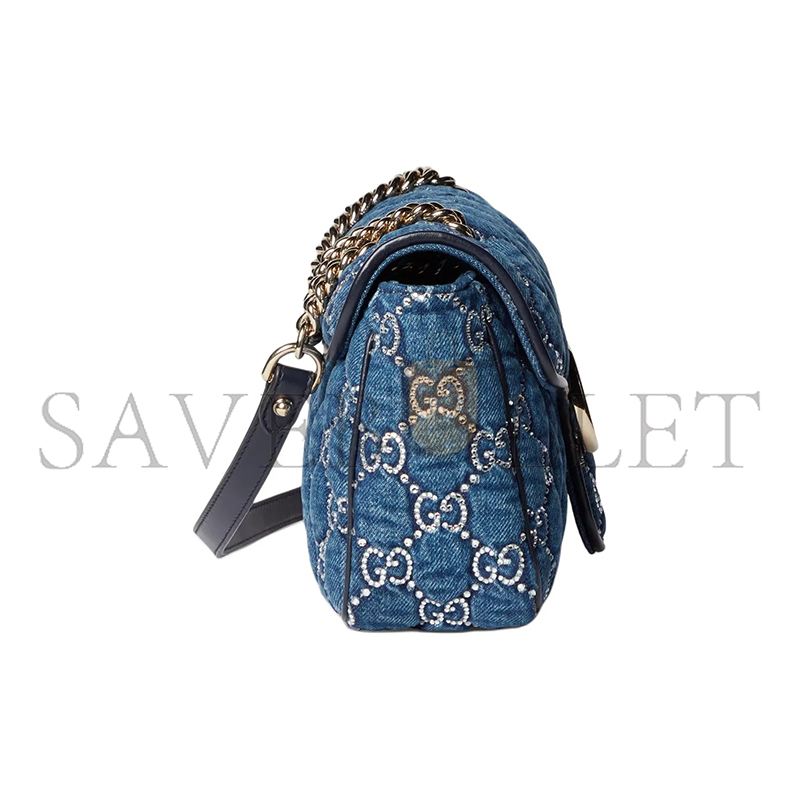 GUCCI GG MARMONT SMALL SHOULDER BAG 443497 (26*15*7cm)